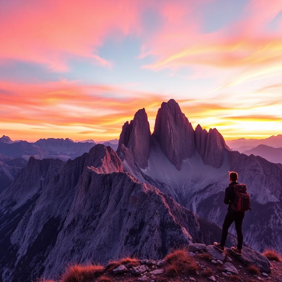 Mountain sunrise