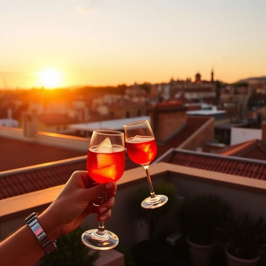 Rooftop spritz